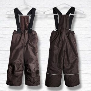 Vibrations Toddler Brown Snow Bib Pants Size 3T Unisex